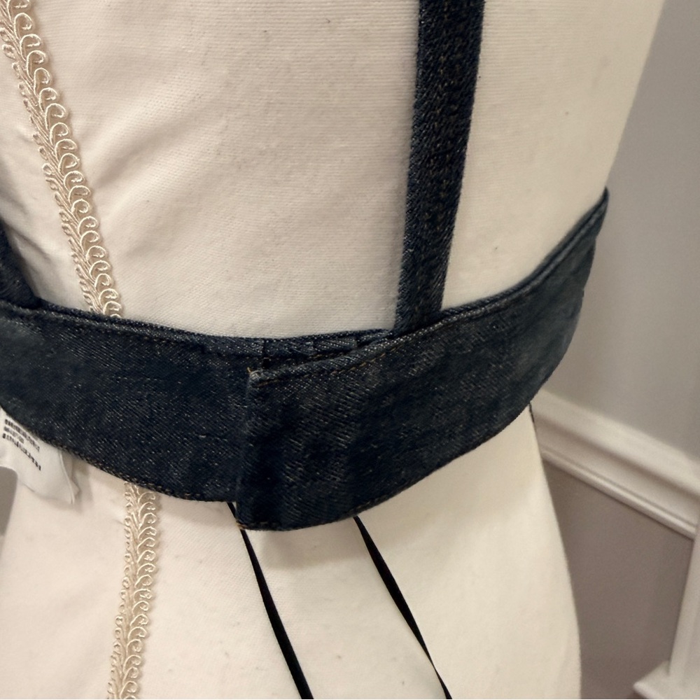Miu Miu Dark Denim Crop Top - Picture 5 of 7